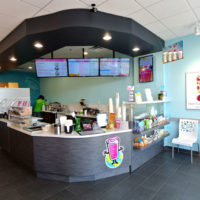 Planet Smoothie Franchise inside of a store