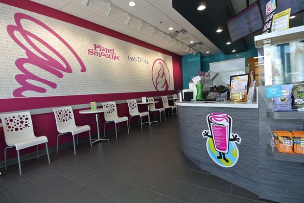 Planet Smoothie Franchise inside a location