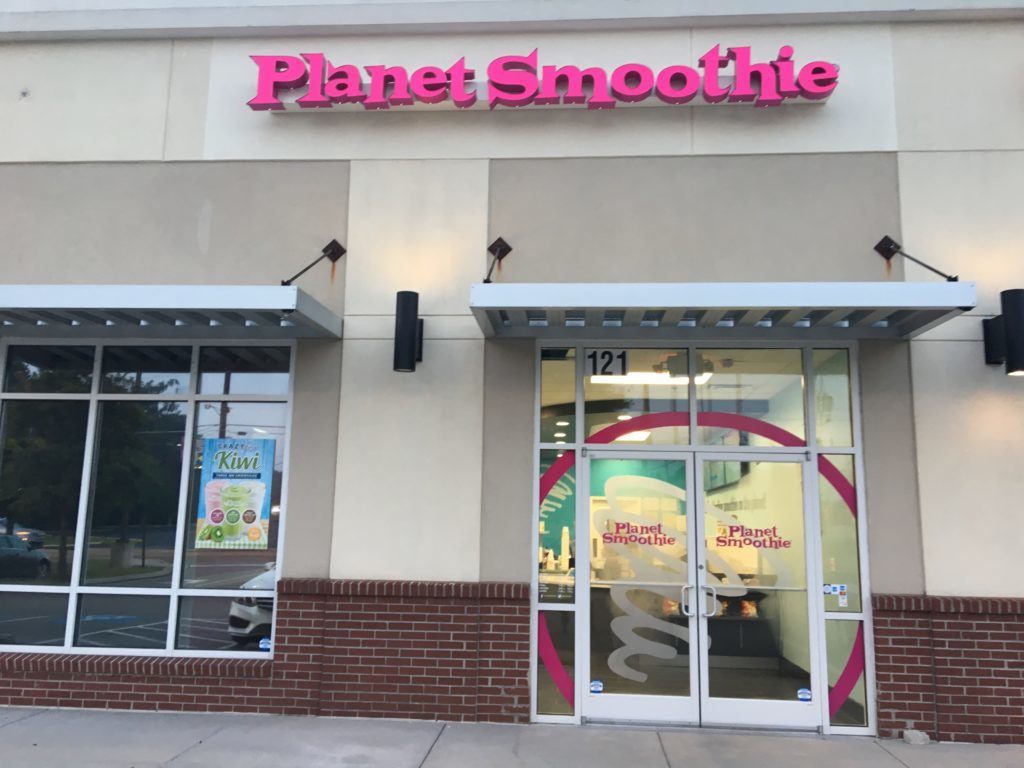 Planet Smoothie Franchise owner storefront