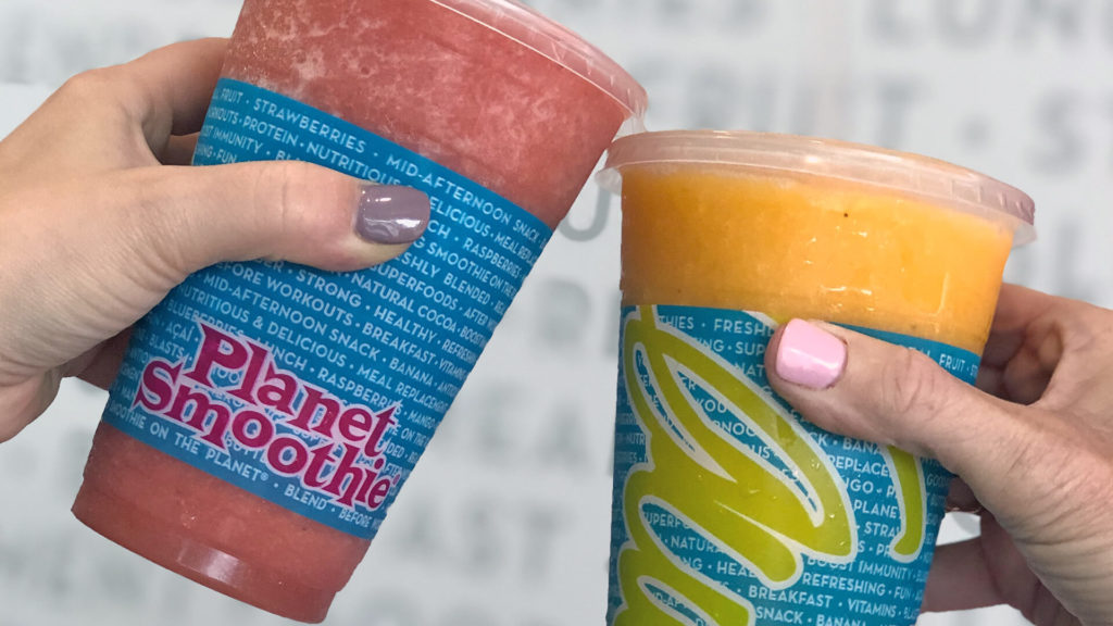 cheers with planet smoothie franchise  drinks