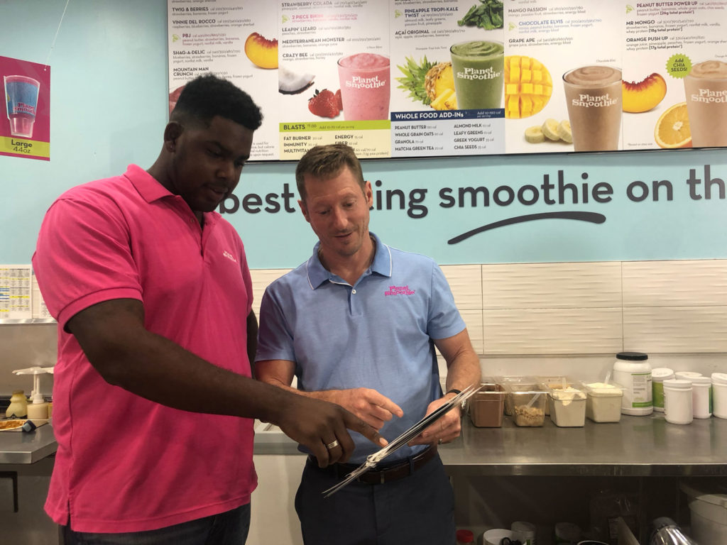 planet smoothie franchise training and support