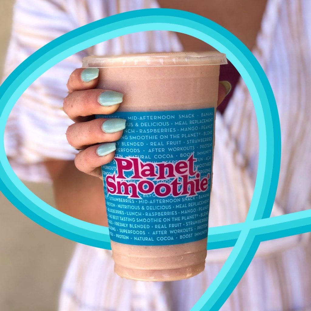 best smoothie franchise, smoothie in hand marketing support