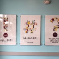 Planet Smoothie, the best smoothie franchise wall decor